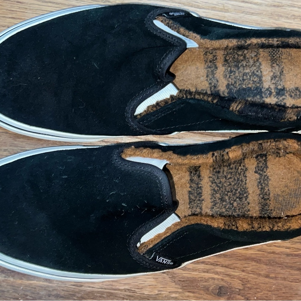 Vans Men's Black Slip-On Shoes